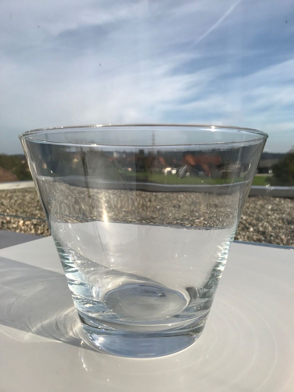 Vasen & Gefässe: Vase oder Topf aus Glas – Gebraucht aus niederbipp von Esbenz 7