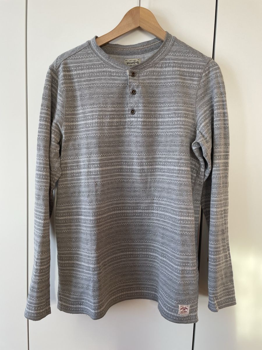 Jack & Jones Maglioni & Felpe: Jack & Jones Langarmshirt, Grau, Gr. L – Usato da Neukirch an der Thur venduto da bee88