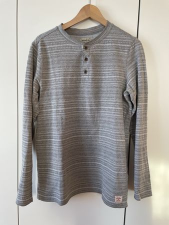 Jack & Jones Langarmshirt, Grau, Gr. L