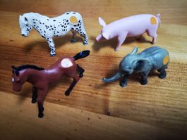 4 x Tip toi Bauernhoftiere Set, Pferde, Schwein und Elefant