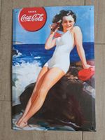 Coca-Cola Blechschild im Retro Design, Top Zustand!