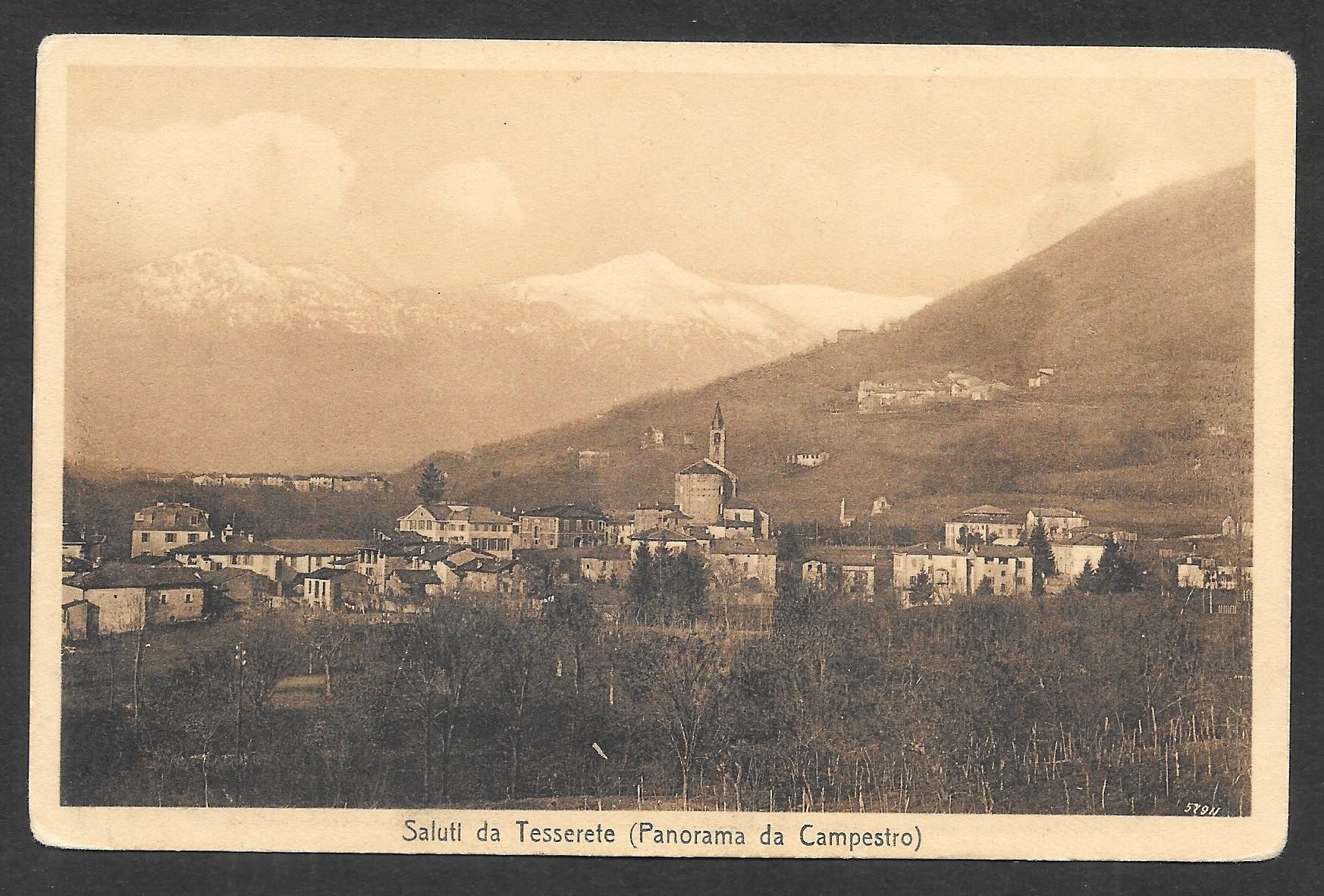 Cartoline postali: Tesserete Panorama da Campestro – Usato da Olten venduto da clotaldi