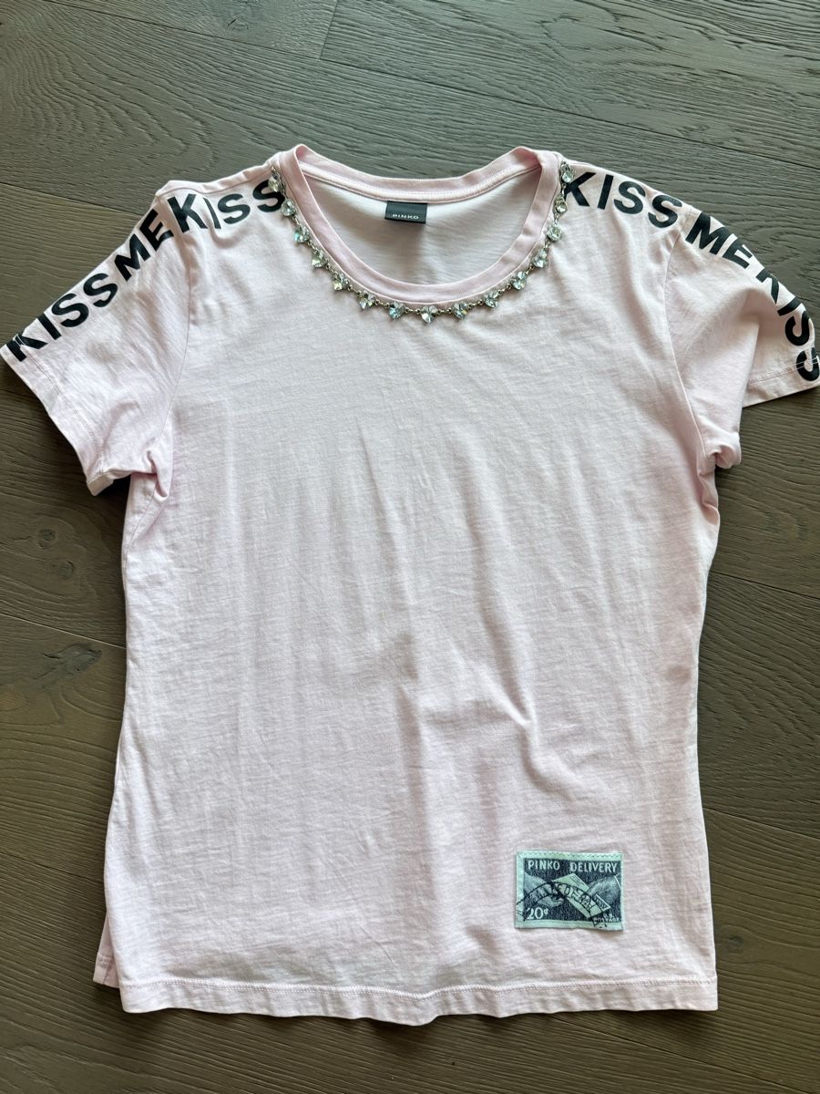 Pinko T-shirt: Pinko pink Tshirt  – Nuovo (secondo la descrizione) da Melide venduto da Nikola-123