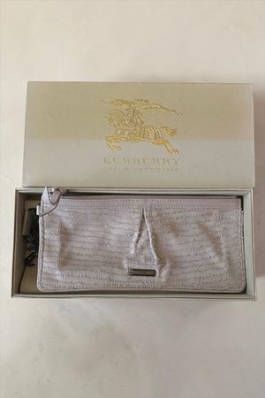 Burberry Clutch – hellrosa Leder