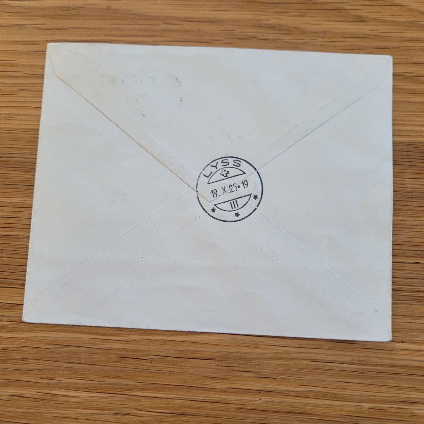 Tutti i francobolli: Luftpost Express Lyss Zürich 1925 Militar – Usato da Biel/Bienne venduto da Destockweb 1