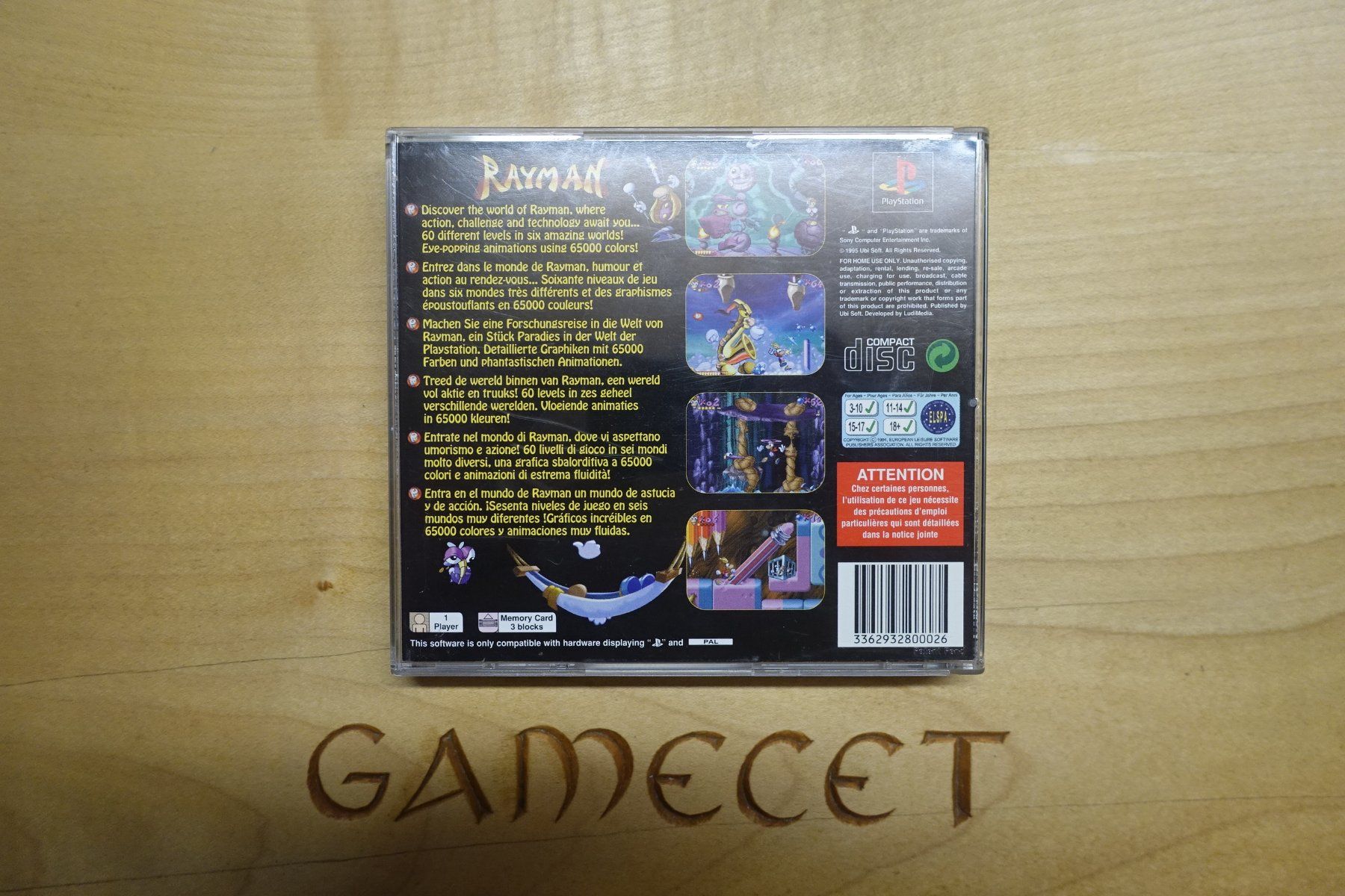 Sony Spiele: Rayman – Gebraucht aus Steinach von Gamecet 2