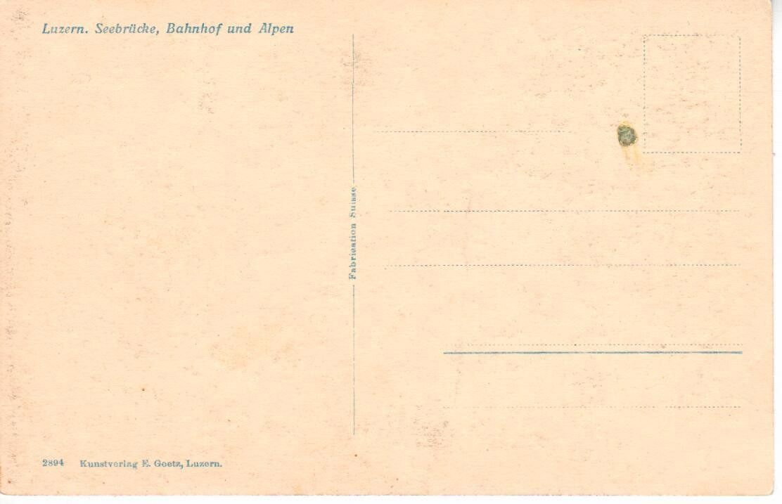 Cartoline postali: Luzern – Usato da Wolhusen venduto da Curver9 1