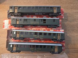 HAG SBB Personenwagen 4 Wagen 