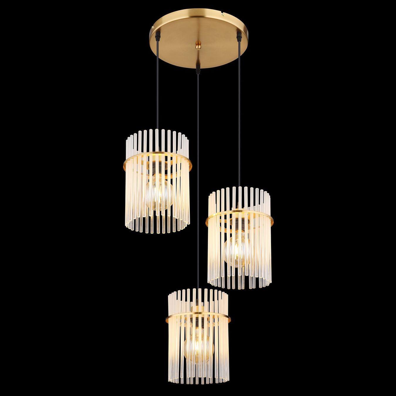 Lampadari & plafoniere: Pendelleuchten, Glasstäbe, 47 cm Ø – Nuovo (secondo la descrizione) da Kreuzlingen venduto da Smart-Light 3