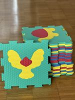 Puzzlematte Set Tiere Mehrfarbig Toller Zustand
