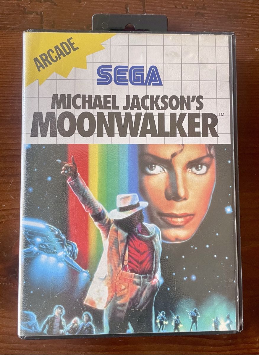 Sega Giochi: Sega Master System Michael Jackson’s Moonwalker CIB 1990 – Usato da Gordola venduto da Vintage-Toys