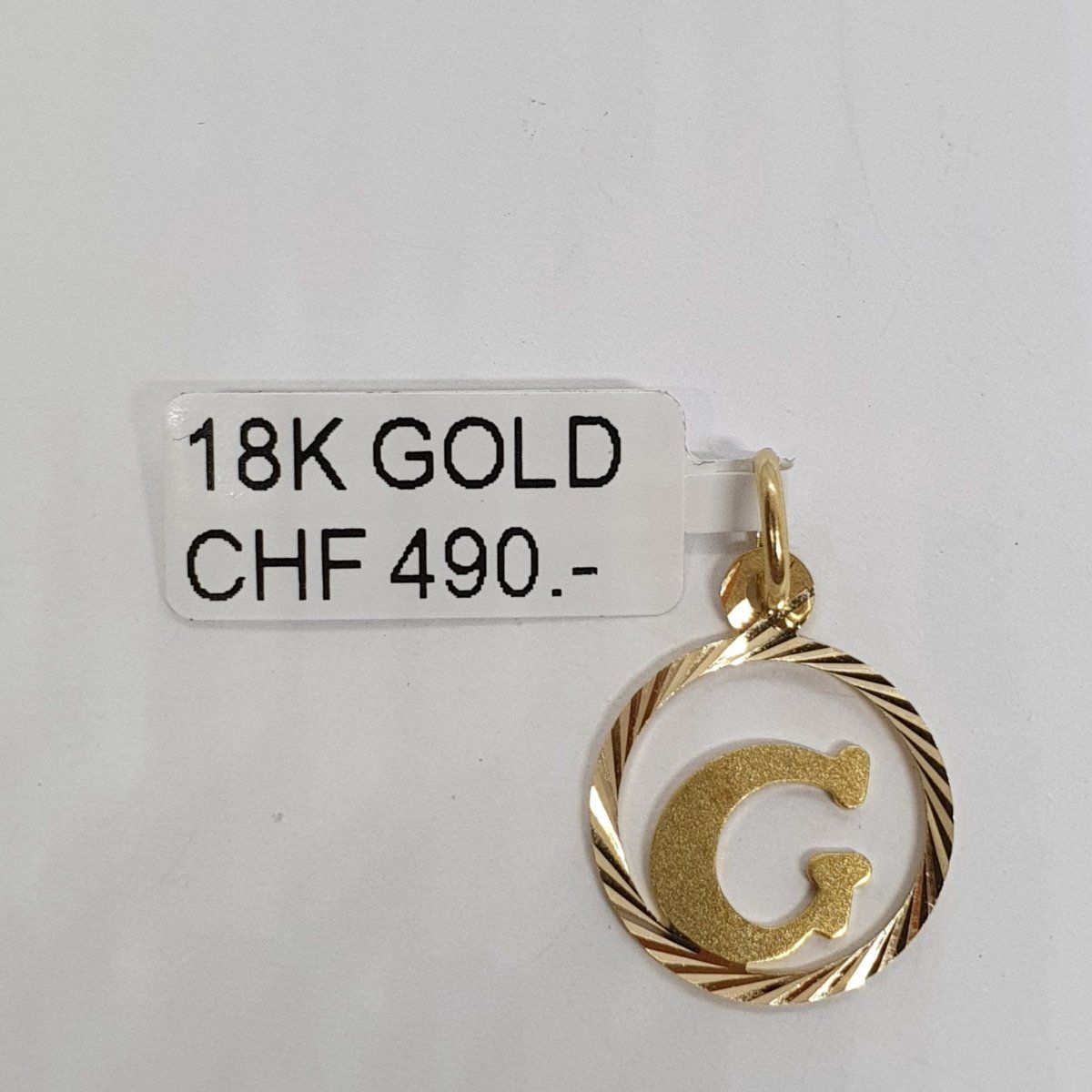Ciondoli: Echt 18K Gold - G Anhänger – Usato da Luzern venduto da luzerngoldhaus 3
