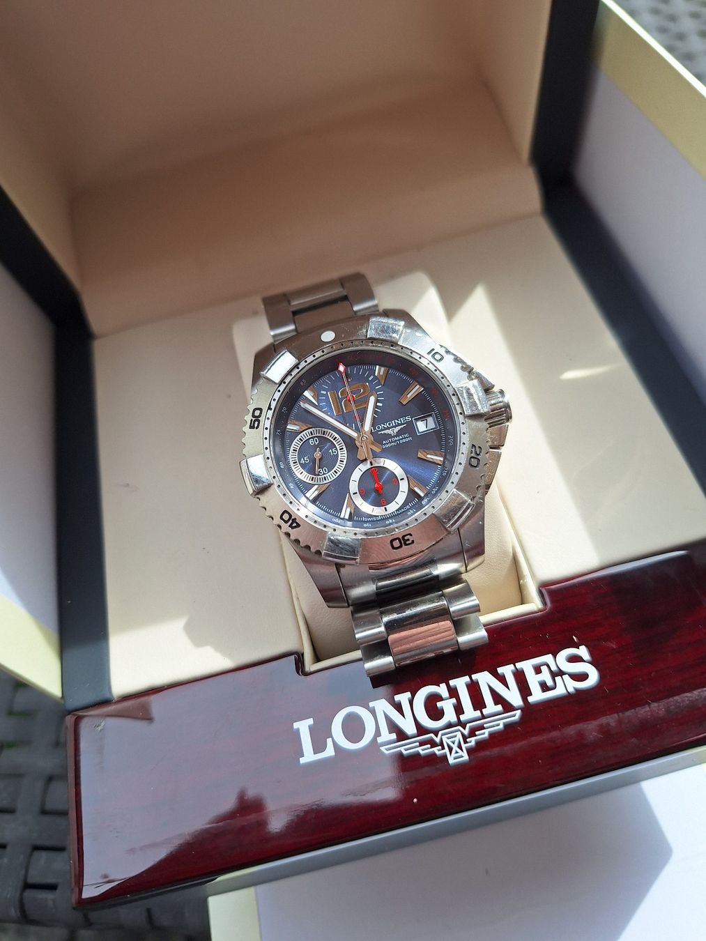 Longines Uhren: Longines Hydroconquest Chronograph – Gebraucht aus basel von Sinamaica64 1