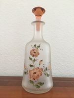 Karaffe mit Blumenmotiv (Handmalerei)