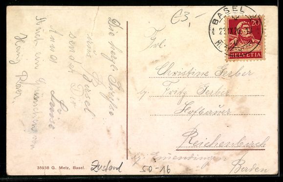 Cartoline postali: Basel, Zoologischer Garten, Totalansicht – Usato da Berlin venduto da bartko-reher 1