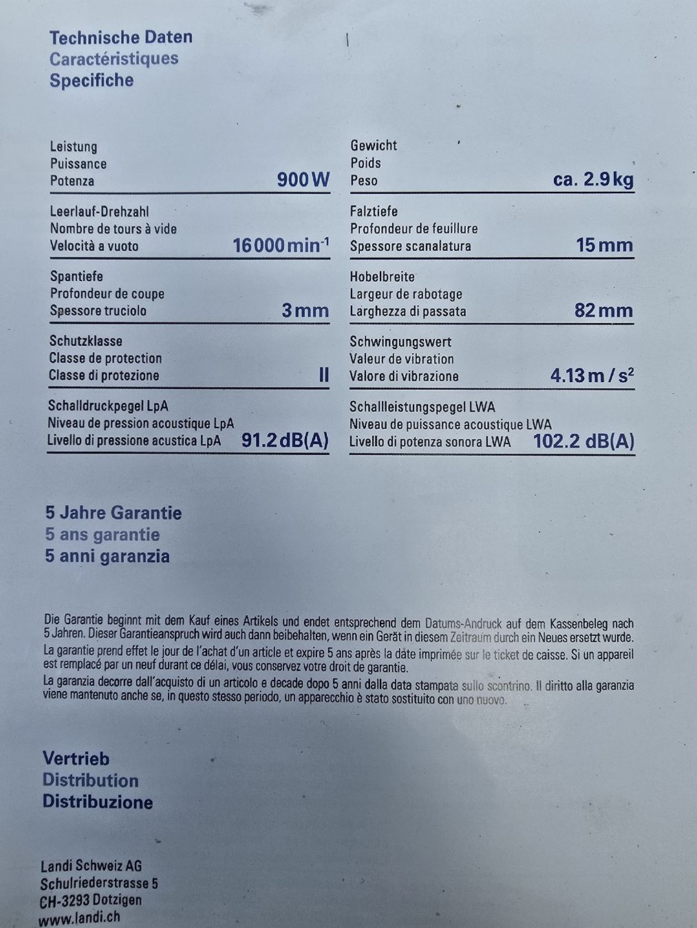 Tutte le macchine: Hobelmaschine Okay – Usato da Balsthal venduto da Katzundmaus 2