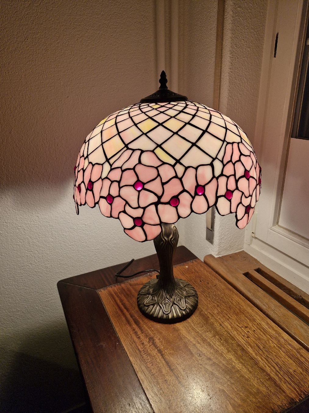 Lampade: Tiffany Tischlampe Cherry Blossom – Nuovo (secondo la descrizione) da Zürich venduto da Aisha8