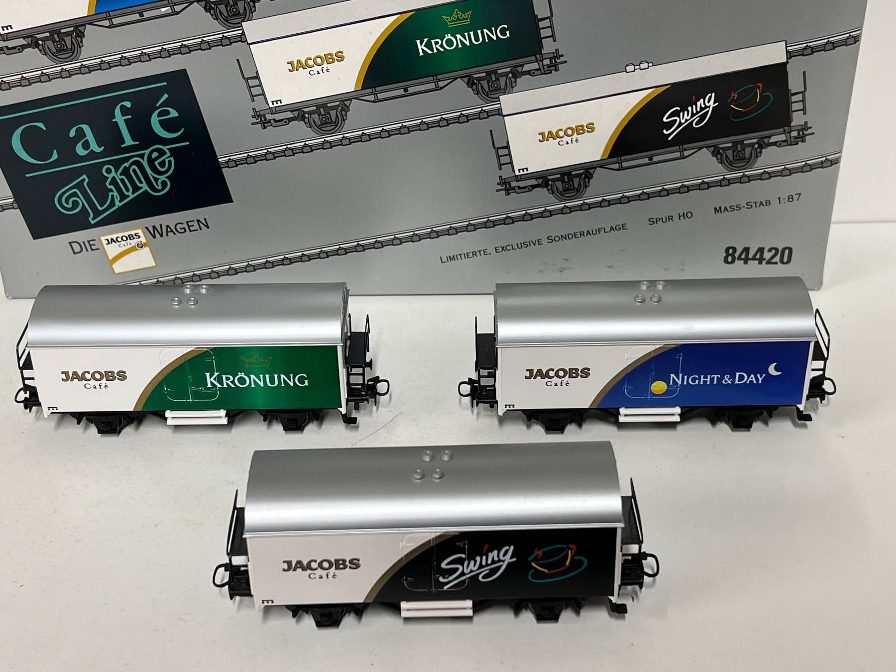 Märklin Modellini di ferrovie: Märklin 84420 Cafe Line Jacobs H0 AC – Usato da Geroldswil venduto da TopTrain54 2