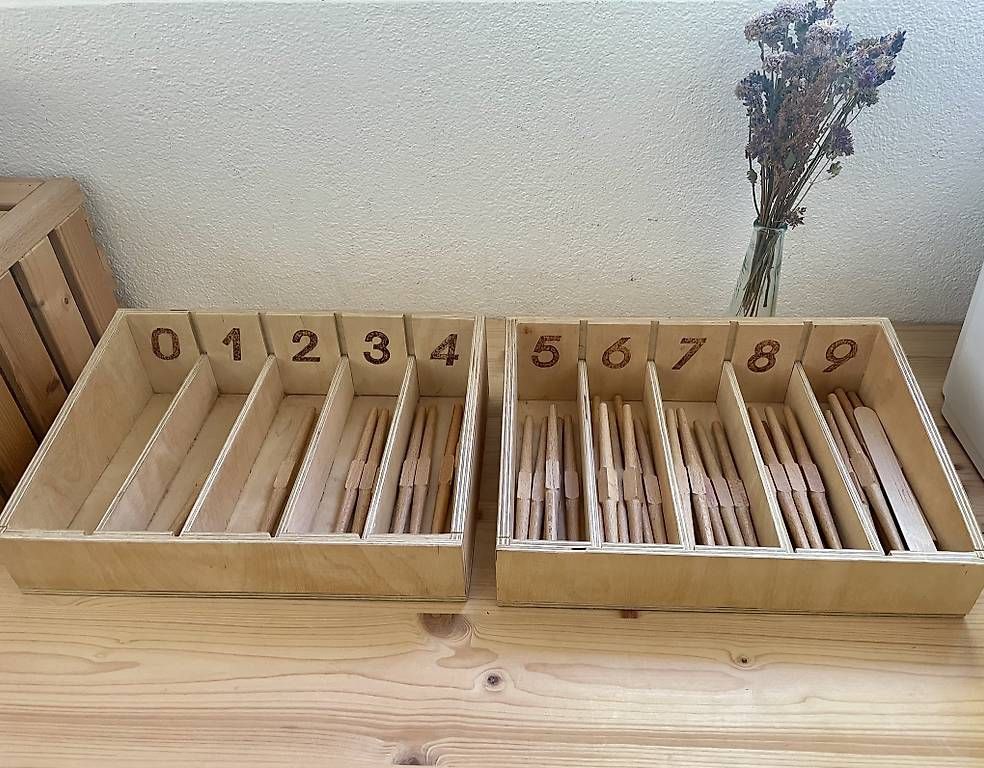 Tous les outils: Spindelkasten Montessori – D'occasion à Stetten AG par kristinabrita