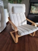 Bequemer Loungesessel weiss