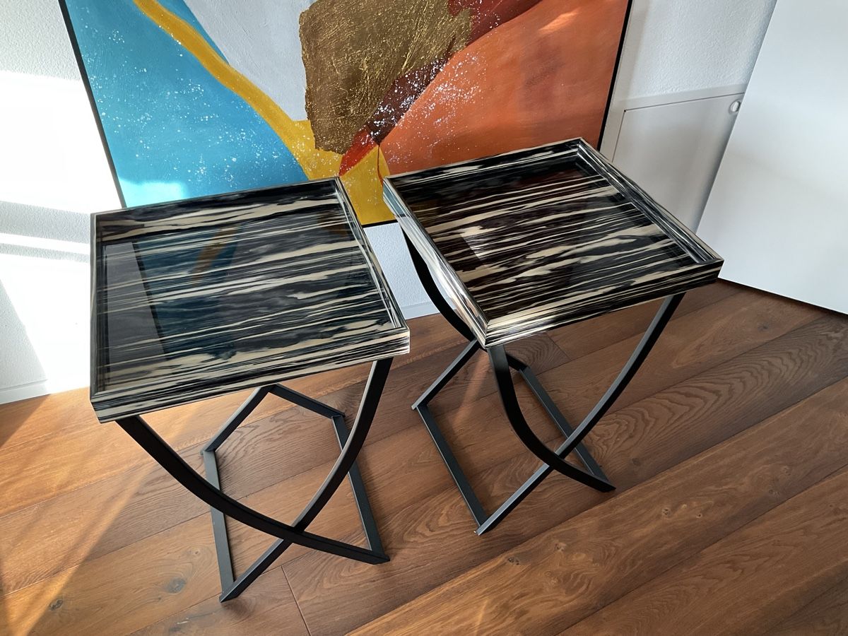 Comodini: 2 Beistelltische von Lambert Design Möbel – Usato da Oberkirch LU venduto da Roeschu28 1
