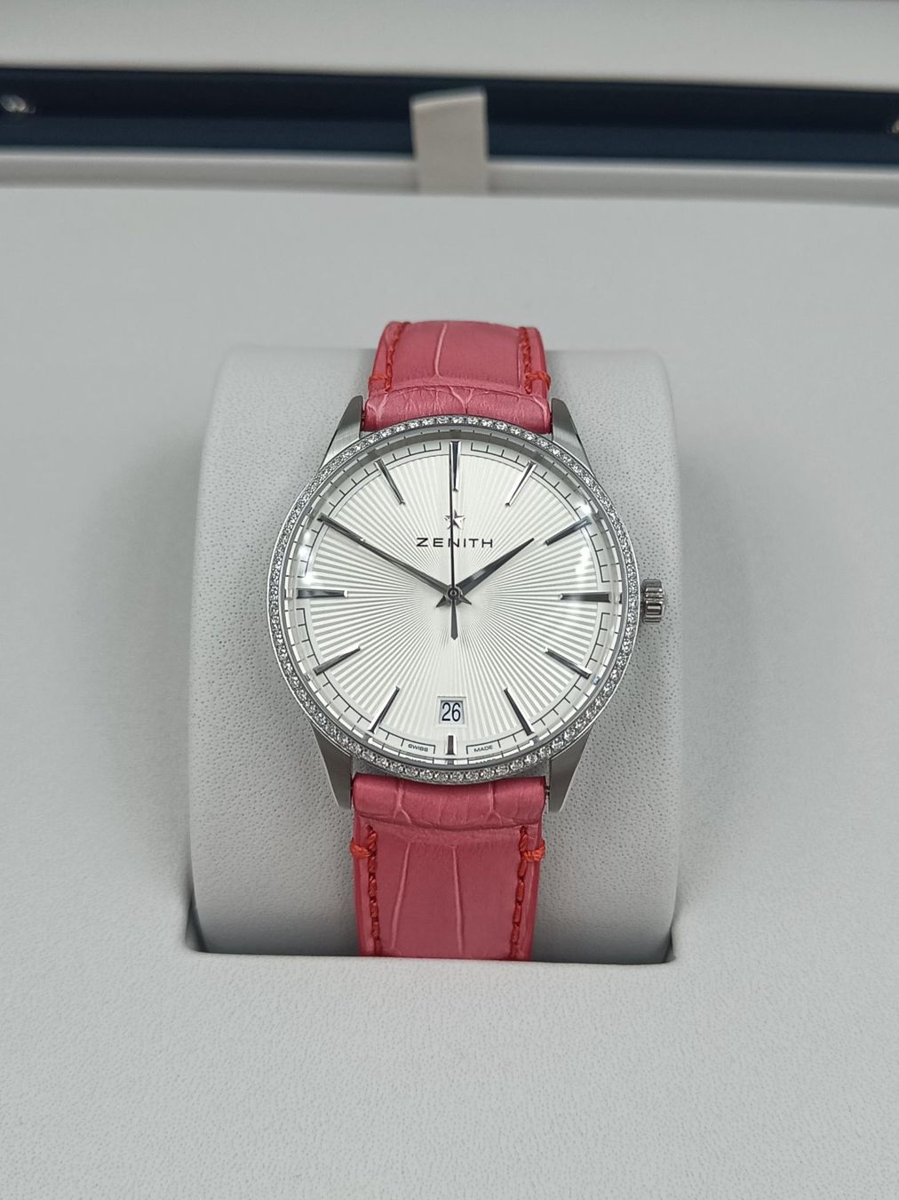 Zenith Orologi: ZENITH "ELITE CLASSIC" MIT DIAMANTLÜNETTE, 36 MM – Nuovo (secondo la descrizione) da Luzern venduto da EdiGem