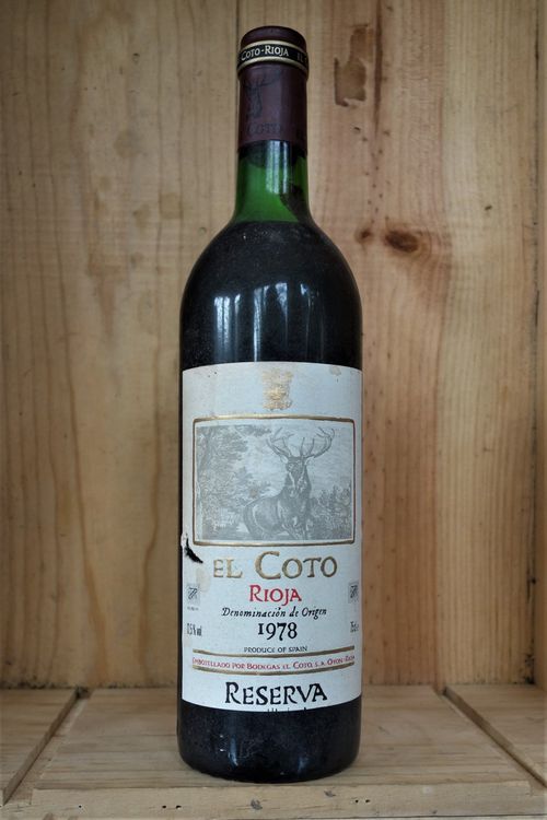 Rioja EL COTO Reserva 1978 (Neu (gemäss Beschreibung)) in für CHF 18 ...
