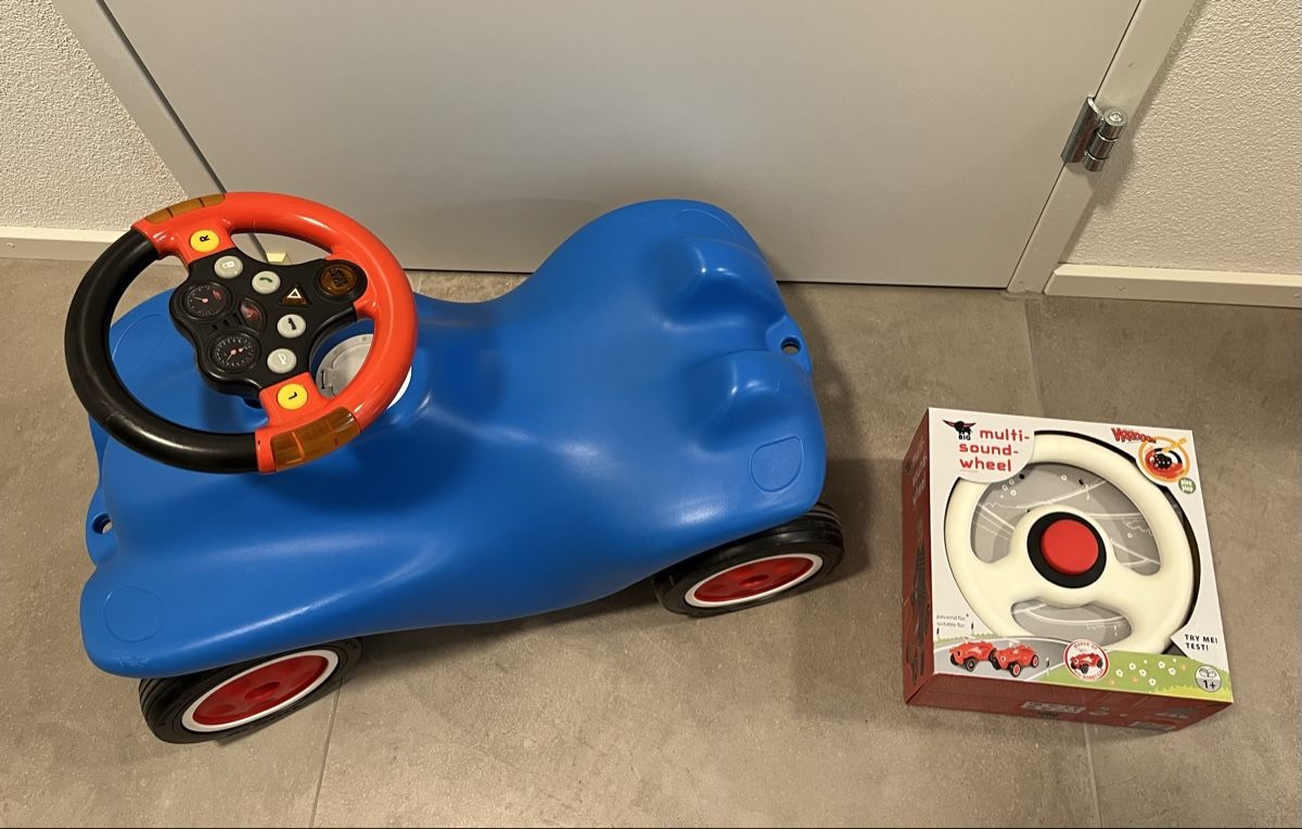 Big Fahrzeuge für Kinder: Bobbycar blau mit Original- & Multifunktionslenkrad – Gebraucht aus Rheinau von ladykim 1