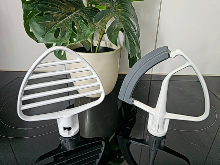 Kitchenaid Elettrodomestici da cucina: Orig. KitchenAid Flexi- und Feinteigrührer im Set – Nuovo (secondo la descrizione) da Winterthur venduto da BW.1994 1