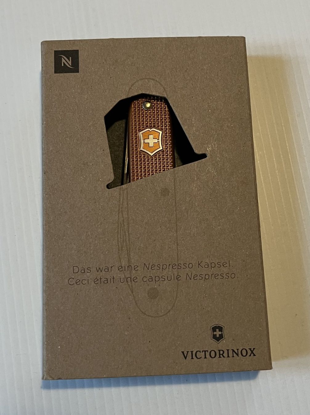Victorinox Coltelli tascabile: Nespresso Victorinox Messer – Nuovo e nell'imballaggio originale da Vilters venduto da Panera 1