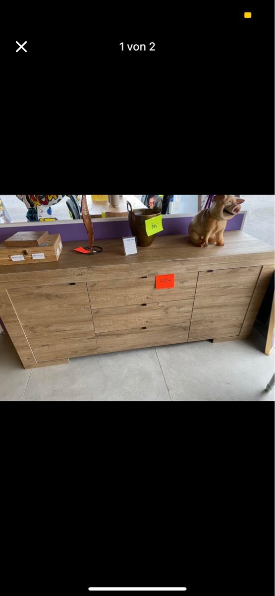 Credenze: Sideboard / Anrichte, Holzoptik Eiche, Neu und Verpackt – Nuovo e nell'imballaggio originale da Ettingen venduto da inf_vhc7 2