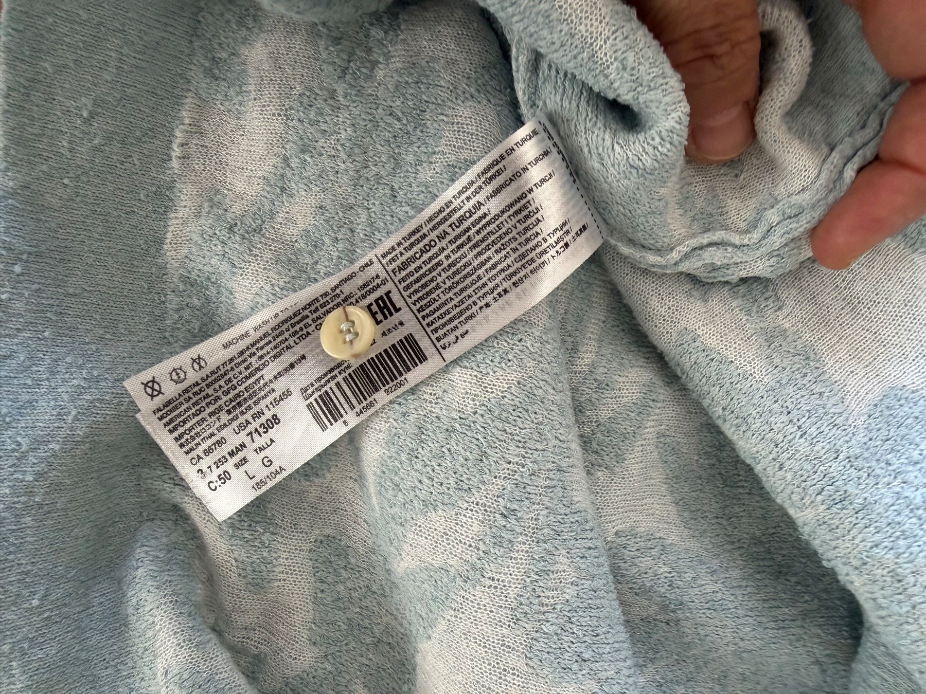 Mango Hemden: Mango Hemd Shirt hellblau mit Struktur Grösse L – Gebraucht aus Nussbaumen AG von normajeanbaker 6