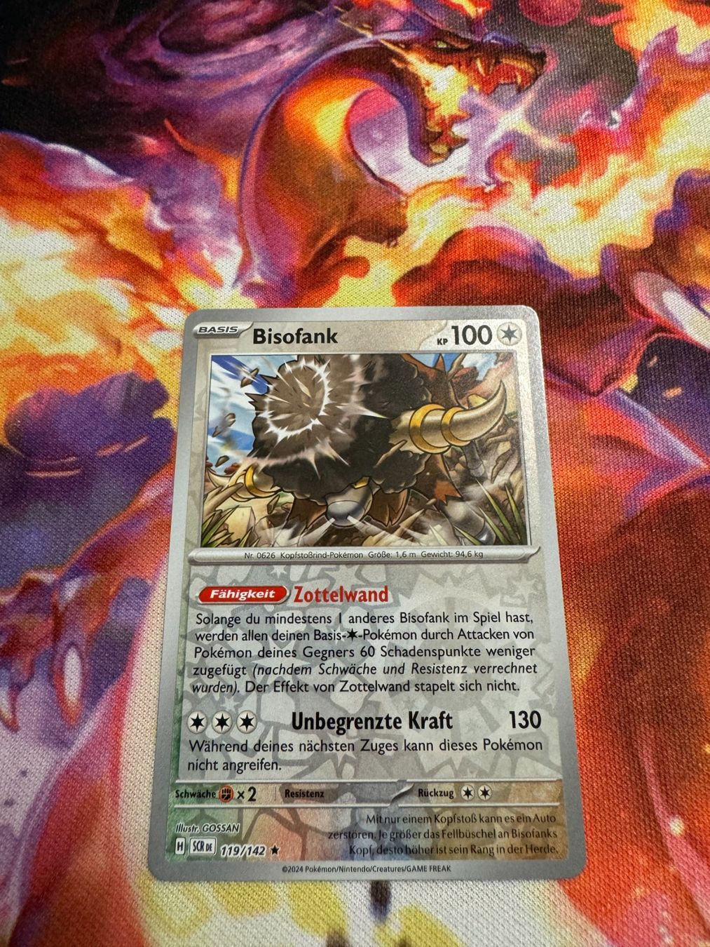 Pokémon Sammelbilder & Trading cards: Bisofank (SCR 119) / Reverse Holo / Stellarkrone – Neu (gemäss Beschreibung) aus Bülach von CherryBlu