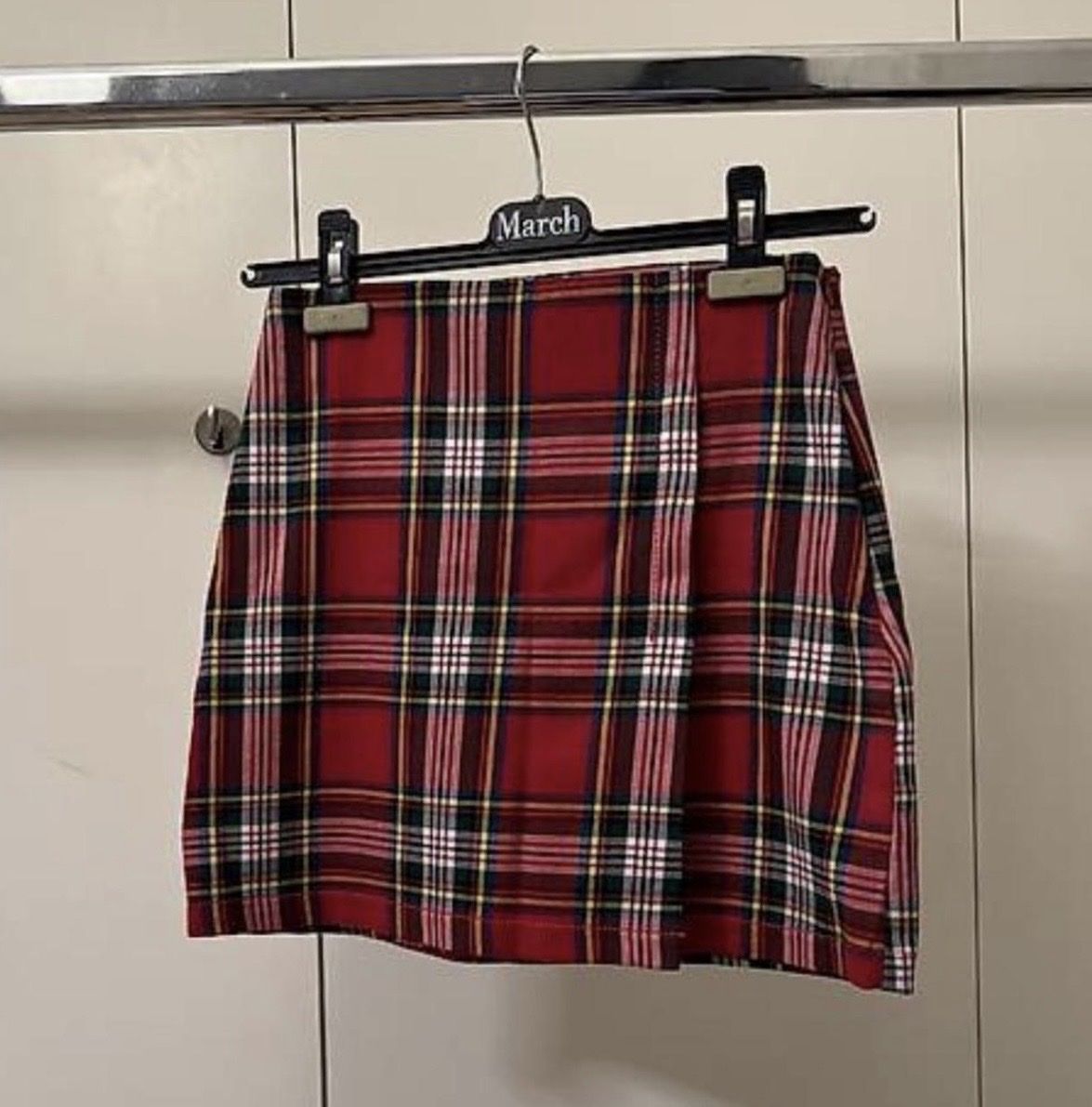 Tally Weijl Gonne: RED PLAIDED MINISKIRT❣️ – Usato da Dietikon venduto da athiinax