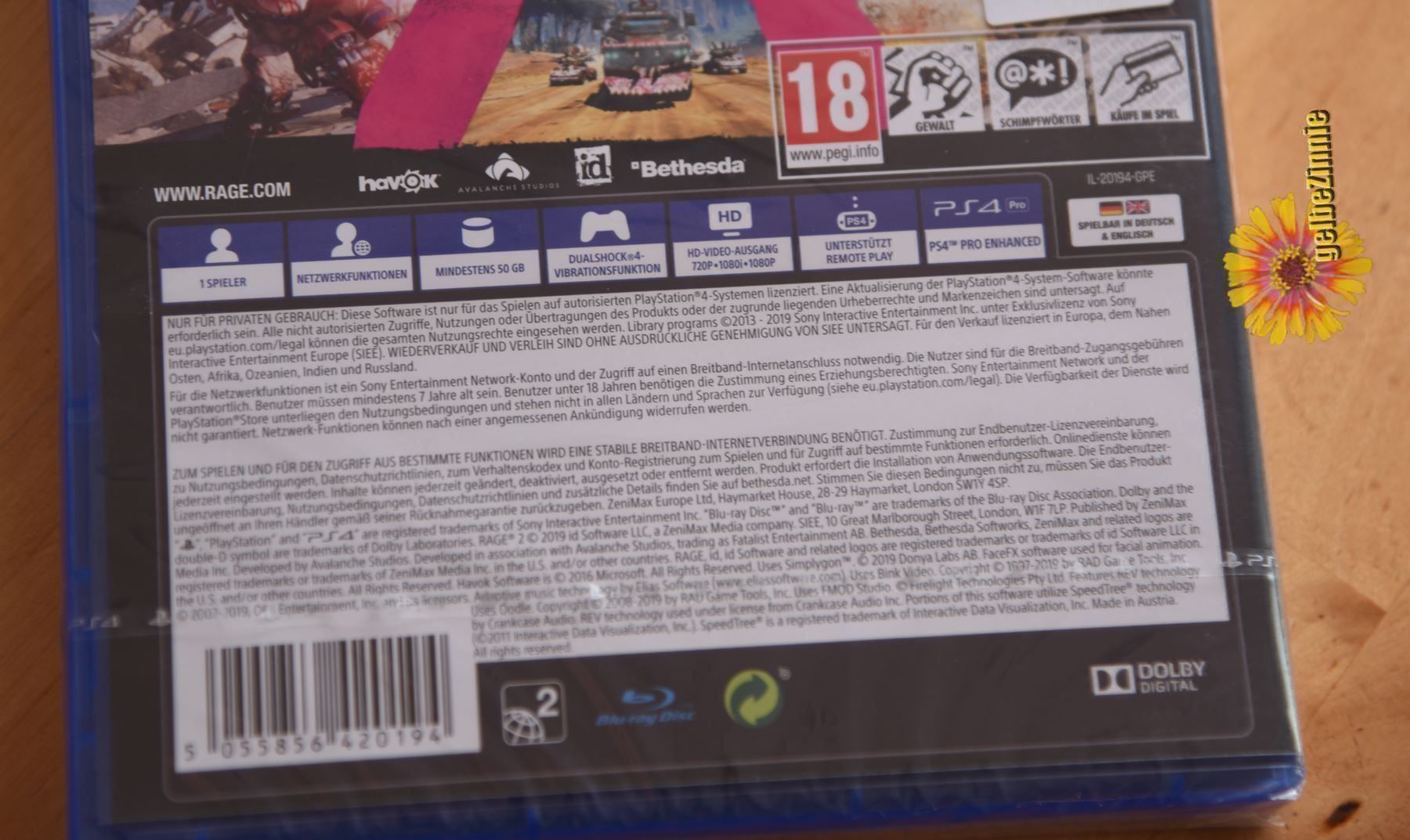 Giochi: RAGE 2 (NEU) PS4 – Nuovo e nell'imballaggio originale da Frenkendorf venduto da gelbeZinnie 2