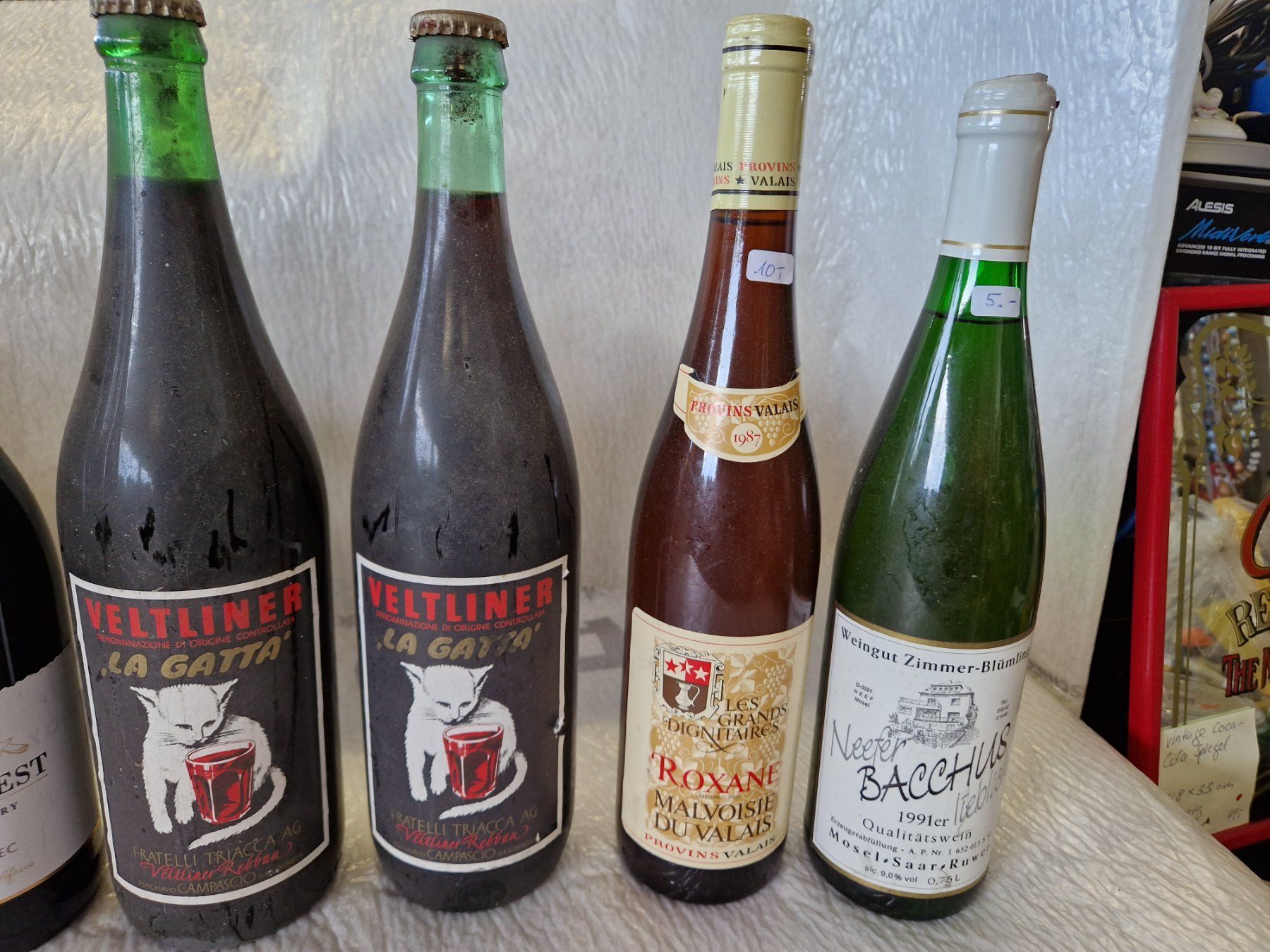 Wein: 8 Flaschen diverse Weine und Prosecco – Gebraucht aus Wädenswil von verebe 2