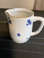 Milchkrüglein mit Kornblumenmuster - LANGENTHAL PORZELLAN