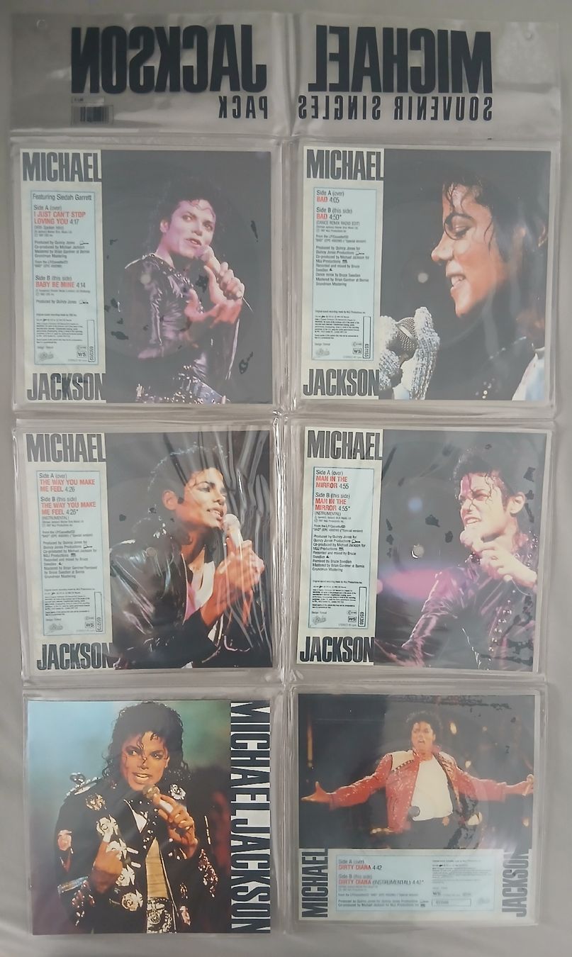 Schallplatten: Michael Jackson Souvenir Singles Pack Square vynil - rare – Gebraucht aus Watt von Tomaf