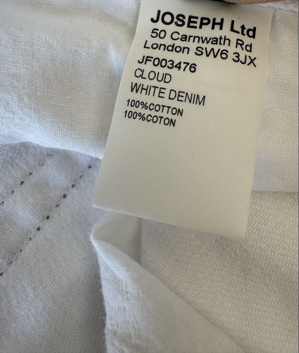 Jeans: JOSEPH Cloud White Jeans Weiss Gr. 28 – Usato da Zürich venduto da di_archive 3