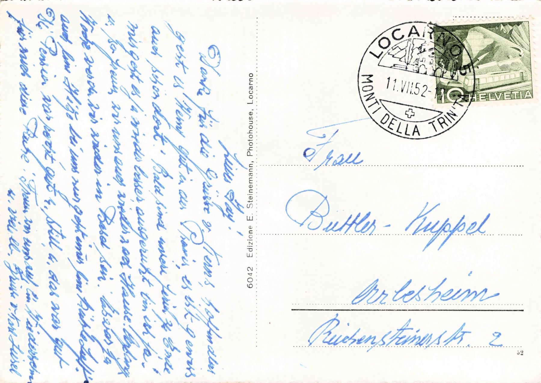 Cartoline postali: Losone Motivo G – Usato da Biasca venduto da Blenio71 1