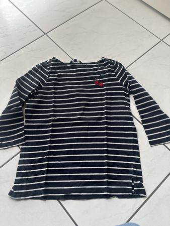 French Connection Pullover blau-weiss Gr.S