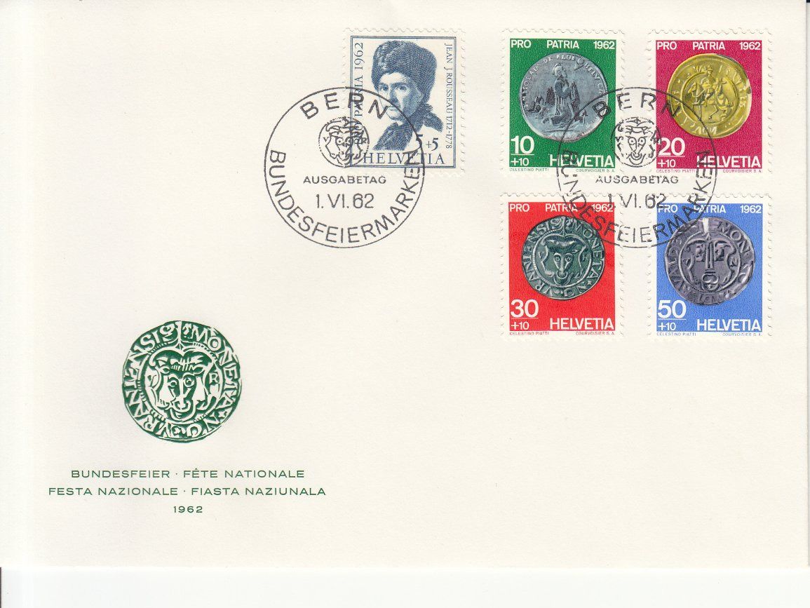 Tutti i francobolli: SBK B108 - B112 FDC – Usato da Bürglen TG venduto da StampGraf