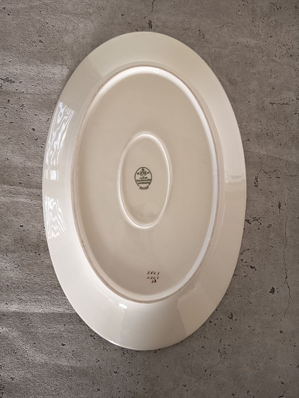 Hutschenreuther Piatti di portata: 2x Hutschenreuther Hohenberg Servierplatten Fleischplatten – Usato da Wangen b. Olten venduto da crea_look 1
