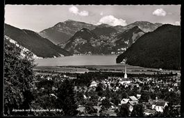 Alpnach, Ortsansicht mit Bürgenstock un