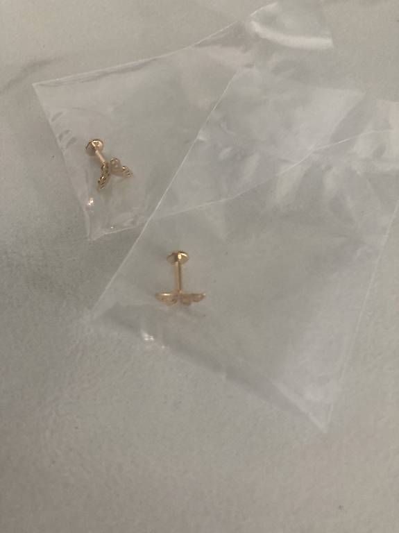 Gioielli per piercing: 2 Piercing (Ohr) Schmetterlinge – Nuovo e nell'imballaggio originale da Grächen venduto da jan_9wyc