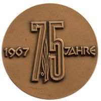 Medaille 75 J. Sportschützenverband ZH