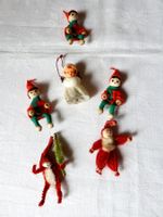 Alter Weihnachtsschmuck Engel Celluloid Gesicht, Wichtel