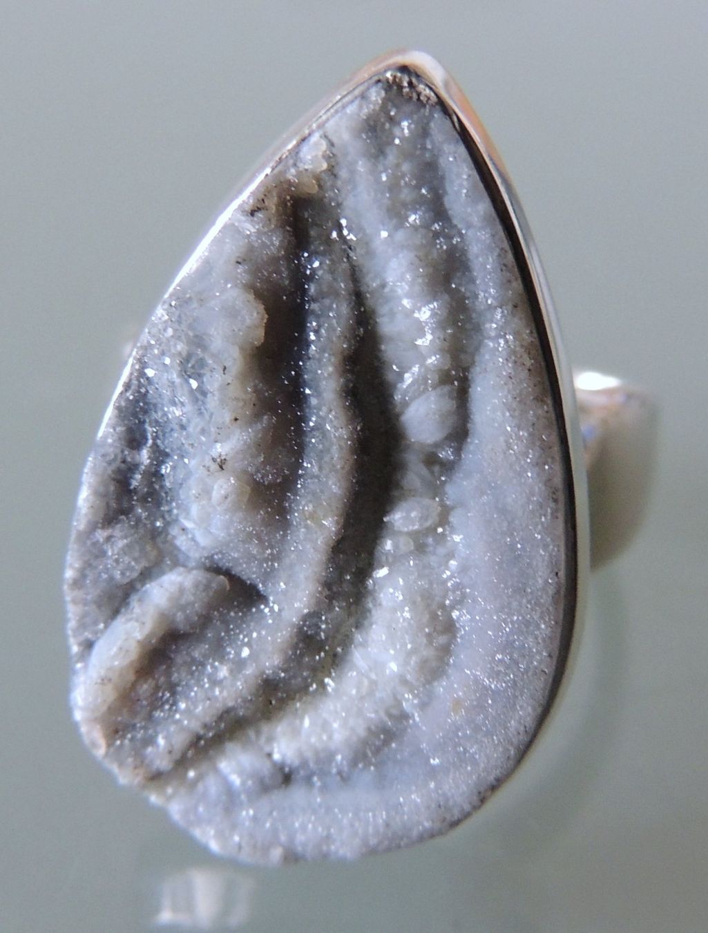 Anelli: Quarz Desert druzy Silber 925 Fingerring – Nuovo e nell'imballaggio originale da Waldenburg venduto da schaller707 2
