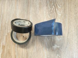 2 Rollen schwarzes Isolierband – Temflex 1500 – 1 blaues Iso
