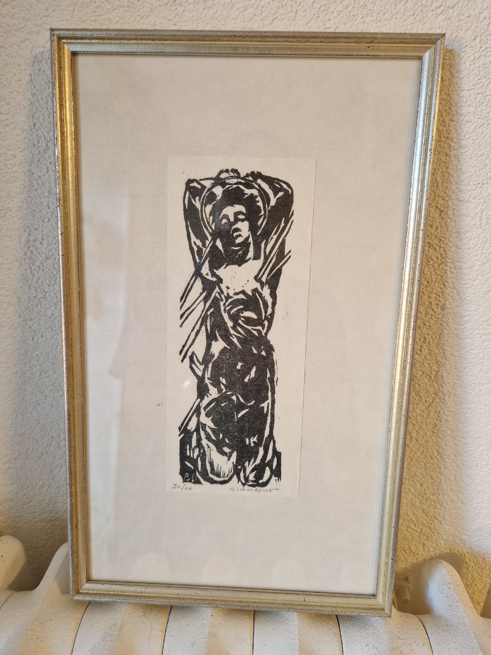 Incisioni: Gravure originale numérotée B. Schorderet, cadre doré – Usato da Thierrens venduto da mj6_9yl9